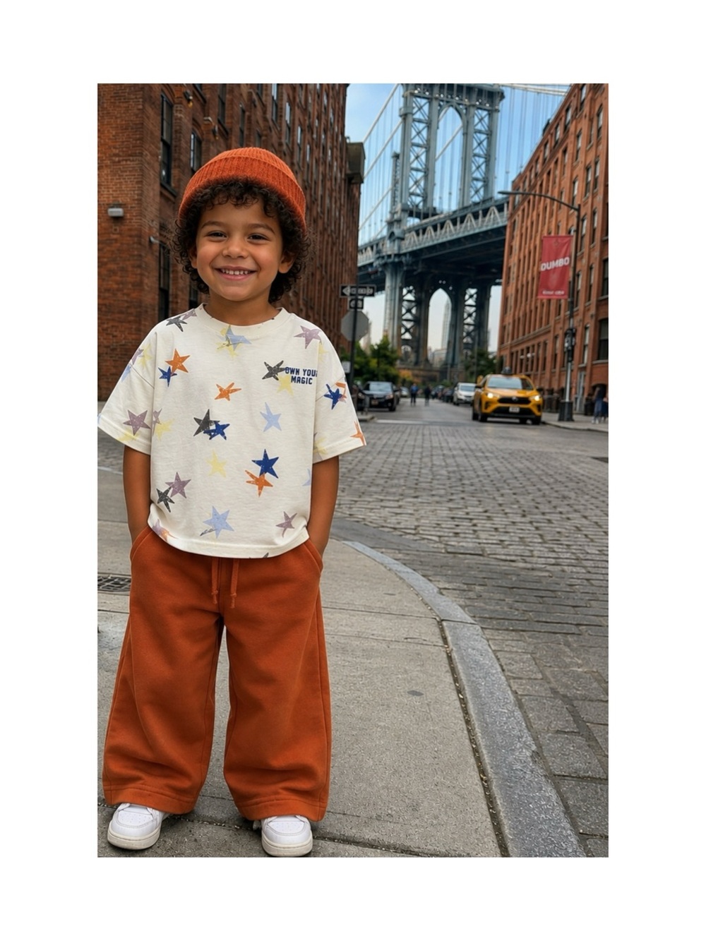 Zara Kids Cropped Unisex Shirt Size 4